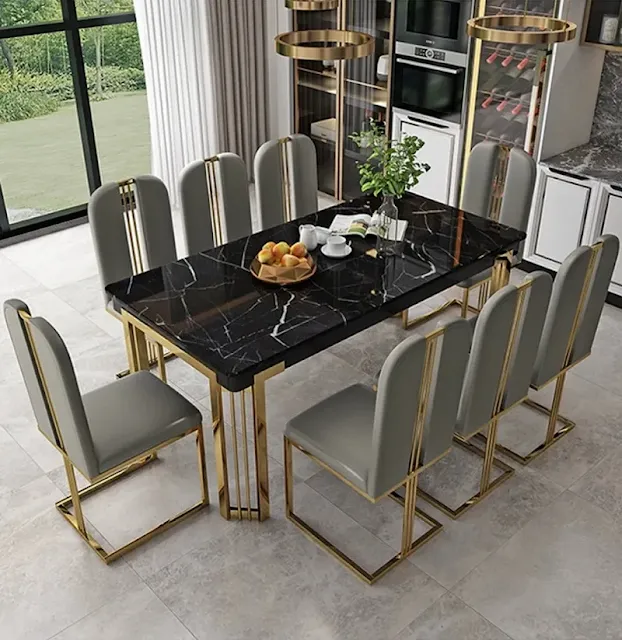 marble top dining tables India