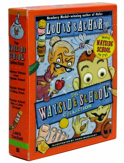 Image of three-book collection set about the Wayside School by Louis Sachar