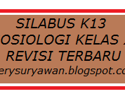 Silabus k13 Sosiologi Kelas XI Revisi Terbaru