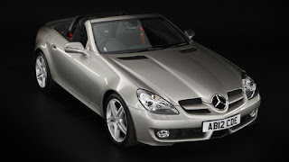 Elegant Mercedes Benz SLK Silver Bodykit Edition