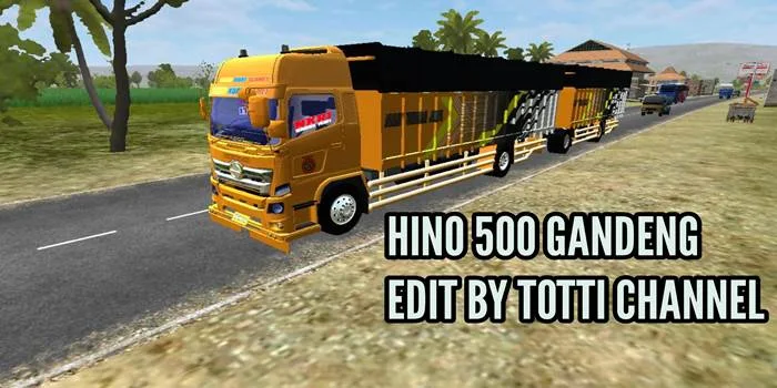 mod truck bussid hino 500 gandeng