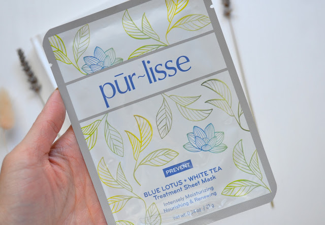 Purlisse Blue Lotus + White Tea Treatment Sheet Mask