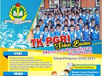 Download Contoh Brosur Penerimaan Siswa Baru TK Format CDR