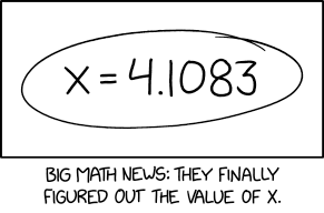 The value of n is still unknown, but new results constrain it to fall between 8 and 10^500, ruling out popular 'n=1' and 'n=2' theories. - Source: XKCD: https://xkcd.com/2861