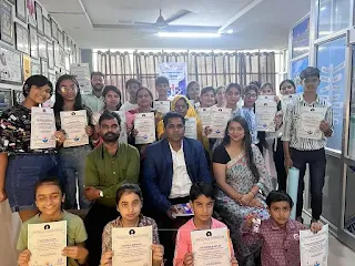 Students Honoured in ISRO Space Tutor Program