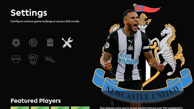 PES 2020 Newcastle United FC Menu Mod by Hawke