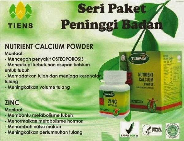 Harga produk tiens toko obat peninggi badan