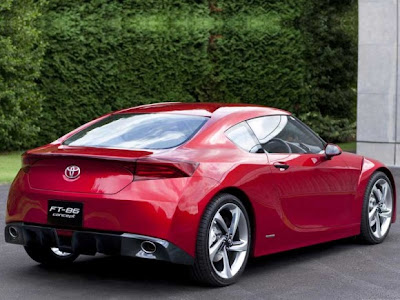 2009 toyota ft 86 sports car rear side design concept 580x435