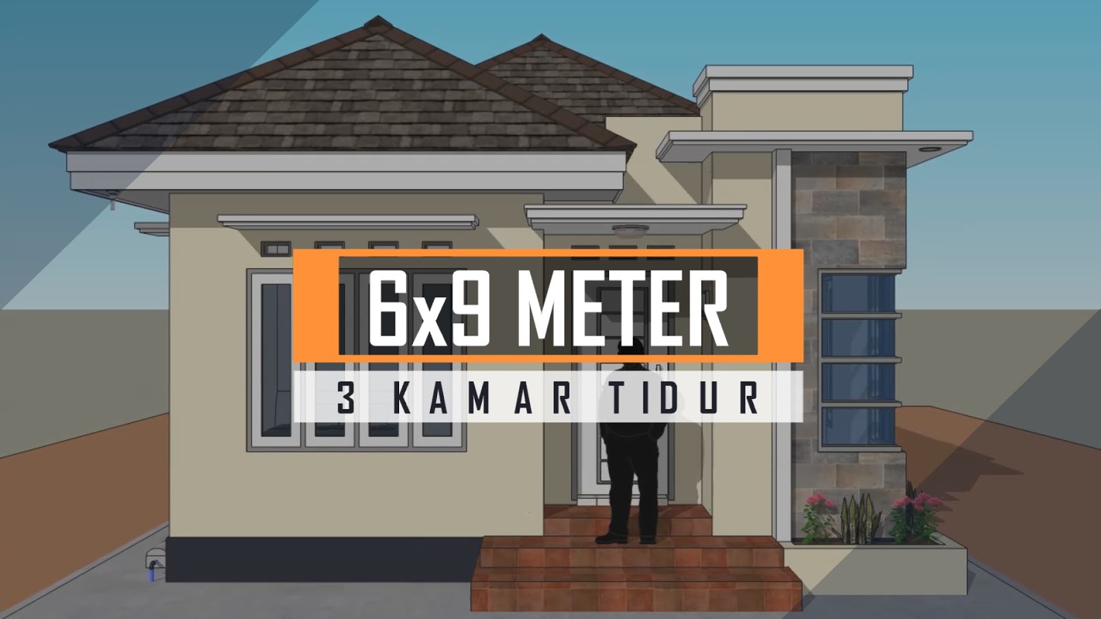 52+ Download Desain Rumah 6x9 3 Kamar Tidur Terkini | Model Rumah