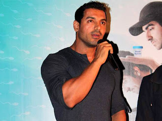 John Abraham at vicky donor movie first look