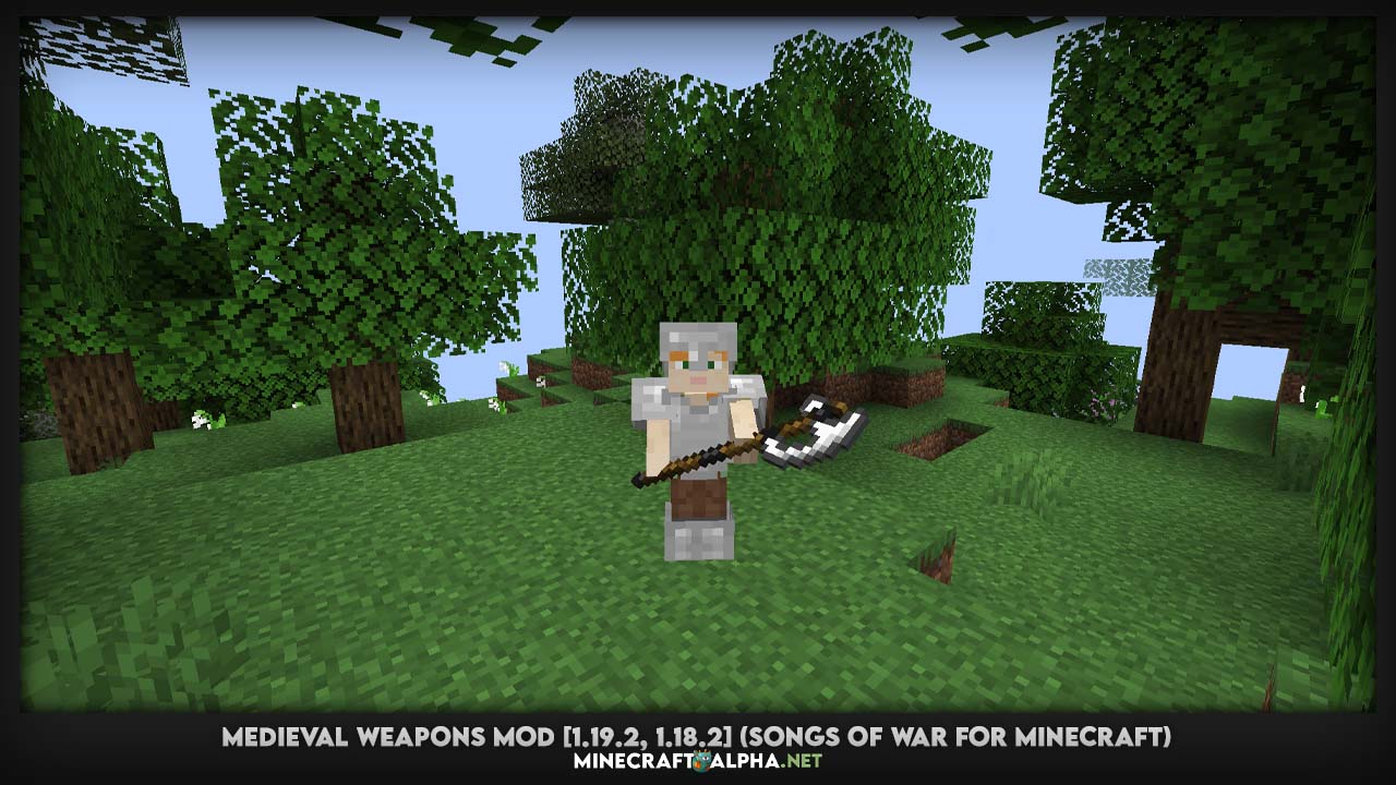 Medieval Weapons Mod [1.19.2, 1.18.2] (Songs of War for Minecraft)