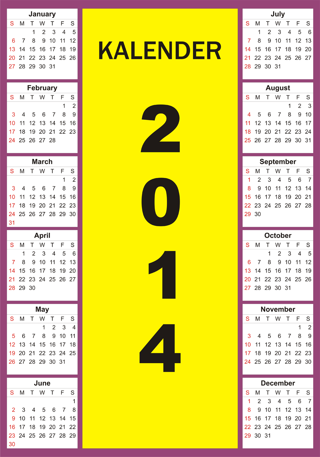 DESAIN TEMPLATE KALENDER 2019 VECTOR DESAIN TEMPLATE KALENDER 2019 VECTOR