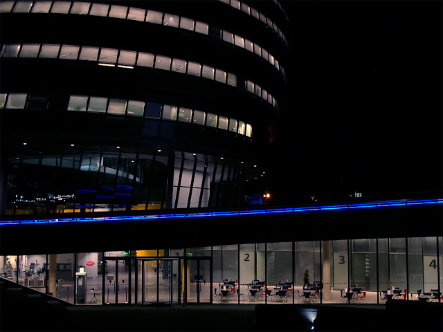City Hall at night, The Queen's Walk, Southwark, London