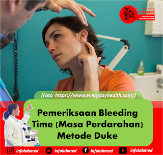 Pemeriksaan Bleeding Time (Masa Perdarahan) Metode Duke