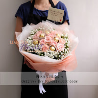 Jual Hand Bouquet Coklat, Madame Florist, Toko Bunga Jakarta Utara, 