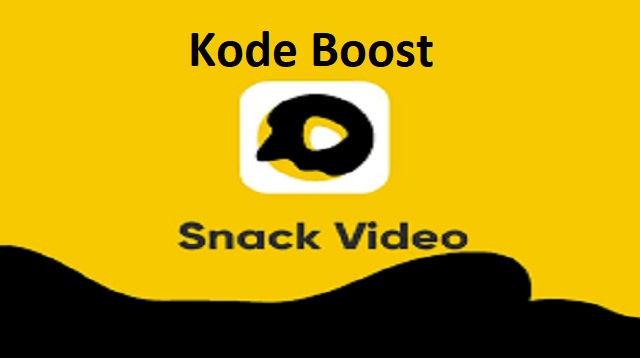  Sebagai salah satu aplikasi jejaring sosial yang berbasis video pendek Kode Boost Snack Video Terbaru