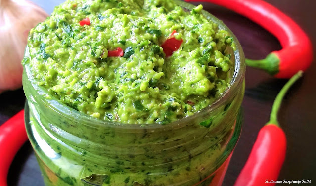 Zielone pesto z chilli