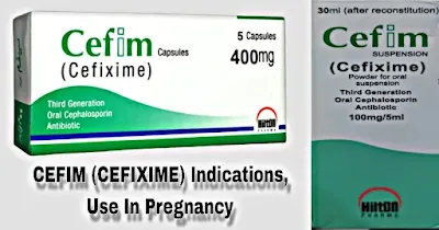 CEFIM (CEFIXIME) Indications, Use In Pregnancy And Breast Feeding