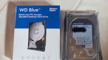 購入したWestern Digital Blue 8TB HDD