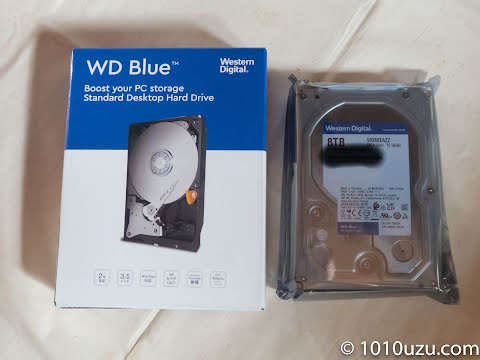 購入した Western Digital Blue 8TB HDD