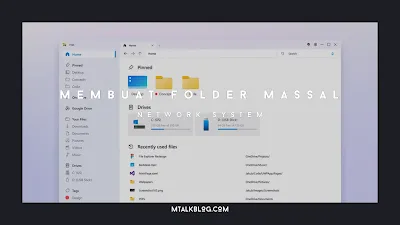 Cara Buat Folder di Komputer Secara Massal