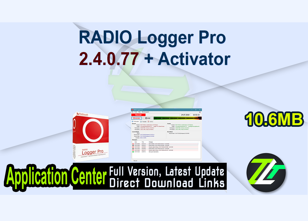 RADIO Logger Pro 2.4.0.77 + Activator