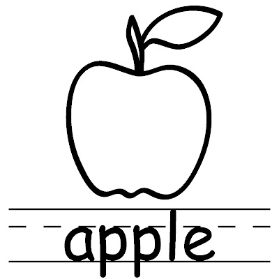 apple coloring pages