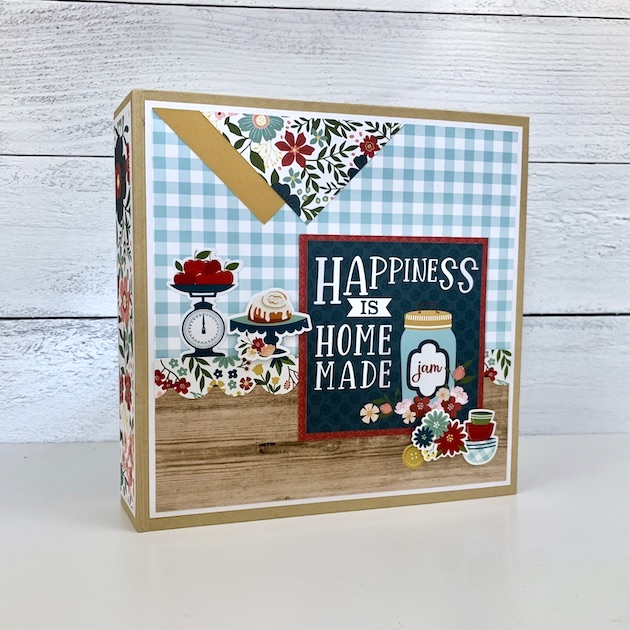 happiness is homemade scrapbook album for family and home photos