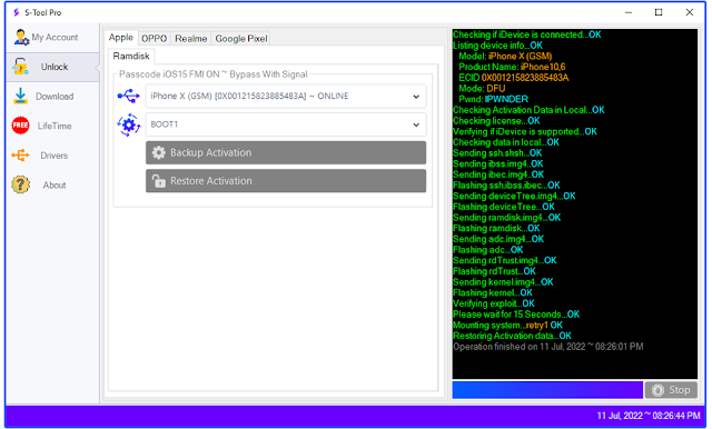 S-Tool Pro V2.0.0 RC3 [ Added Oppo - Realme - Apple - Qualcomm Unlock in EDL9008 ] Free Download