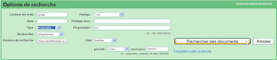 recherche avancee dans google docs