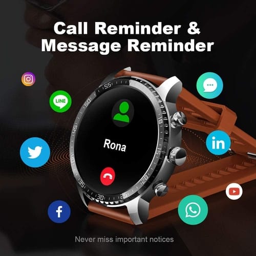 Tinwoo Wireless Charging Health Tracker Smart Watch