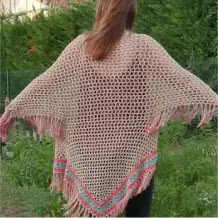 Poncho Étnico a Crochet