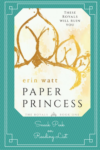 Paper Princess a Sneak Peek on Reading List