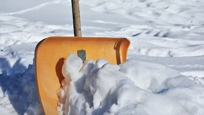 shoveling snow