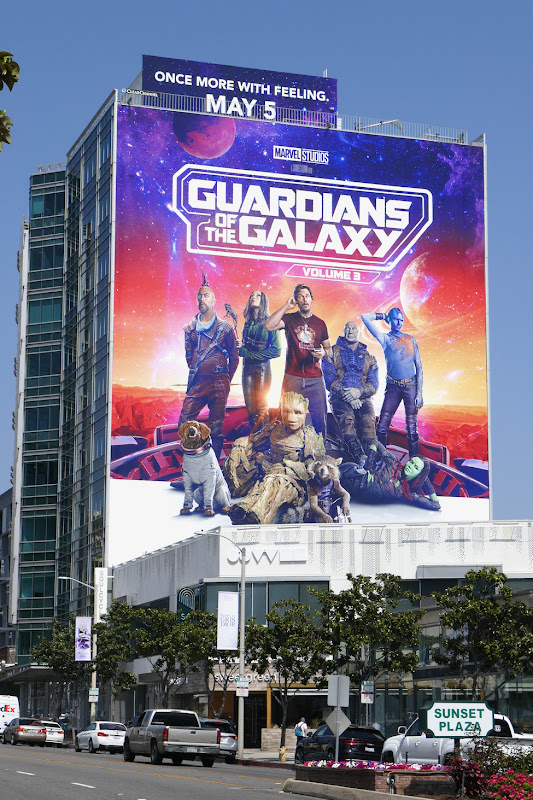 Guardians of the Galaxy Vol 3 movie billboard