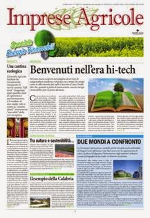 Imprese Agricole 2012-04 - Maggio 2012 | ISSN 1973-5448 | TRUE PDF | Mensile | Professionisti | Agricoltura | Rinnovabili | Allevamenti
Innovativo nel formato e nei contenuti, Imprese Agricole è il giornale del nuovo imprenditore agricolo che vuole crescere, differenziarsi, rinnovarsi secondo una logica imprenditoriale. 
Fondamentali sono dunque la sezione Guida all’investimento e la sezione Il giornale delle energie rinnovabili  in cui il lettore può trovare utili indicazioni per fare business. 
Diffuso in 30.000 copie, Imprese Agricole orienta e informa il lettore circa le tendenze di mercato europee, nazionali e regionali. Informazioni selezionate che permettono di approfondire e divulgare le novità del settore realmente premianti.