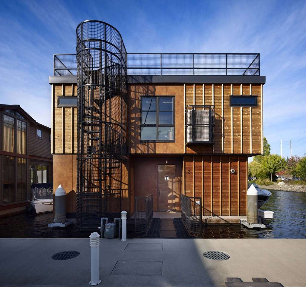 World of Architecture: Floating Homes; Lake Union Float ...