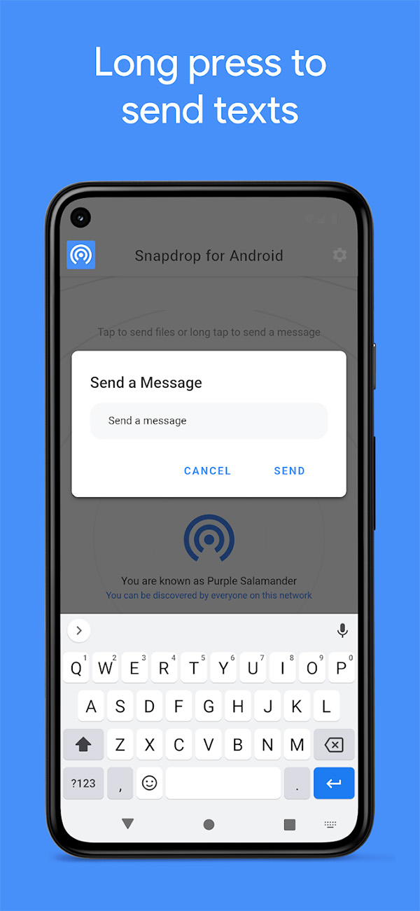 Snapdrop for Android, iOS - Chia sẻ file đa nền tảng c