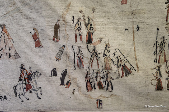 Tipi decorado, Akta Lakota Museum - Chamberlain, Dakota del Sur