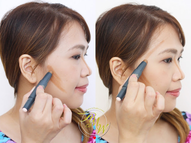 a photo on how to use Etude House Play 101 Stick Contour Duo