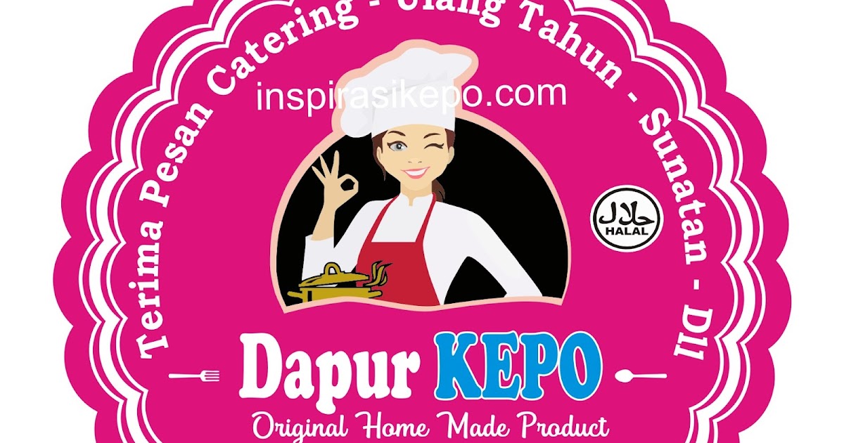 Download Desain  Stiker  Label Makanan CDR  Warna pink 