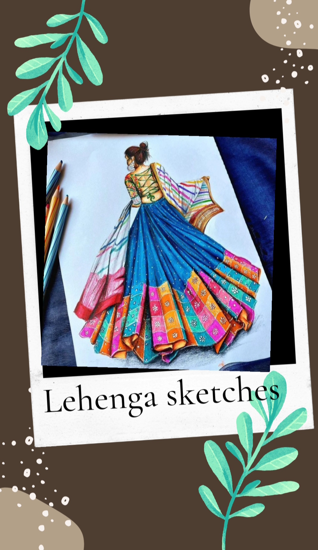 Details more than 141 lehenga fashion illustration super hot -  songngunhatanh.edu.vn