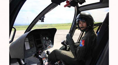 Fariana penerbang helikopter tempur TNI AU