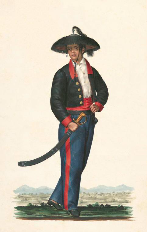 male guard uniform - the Philippines