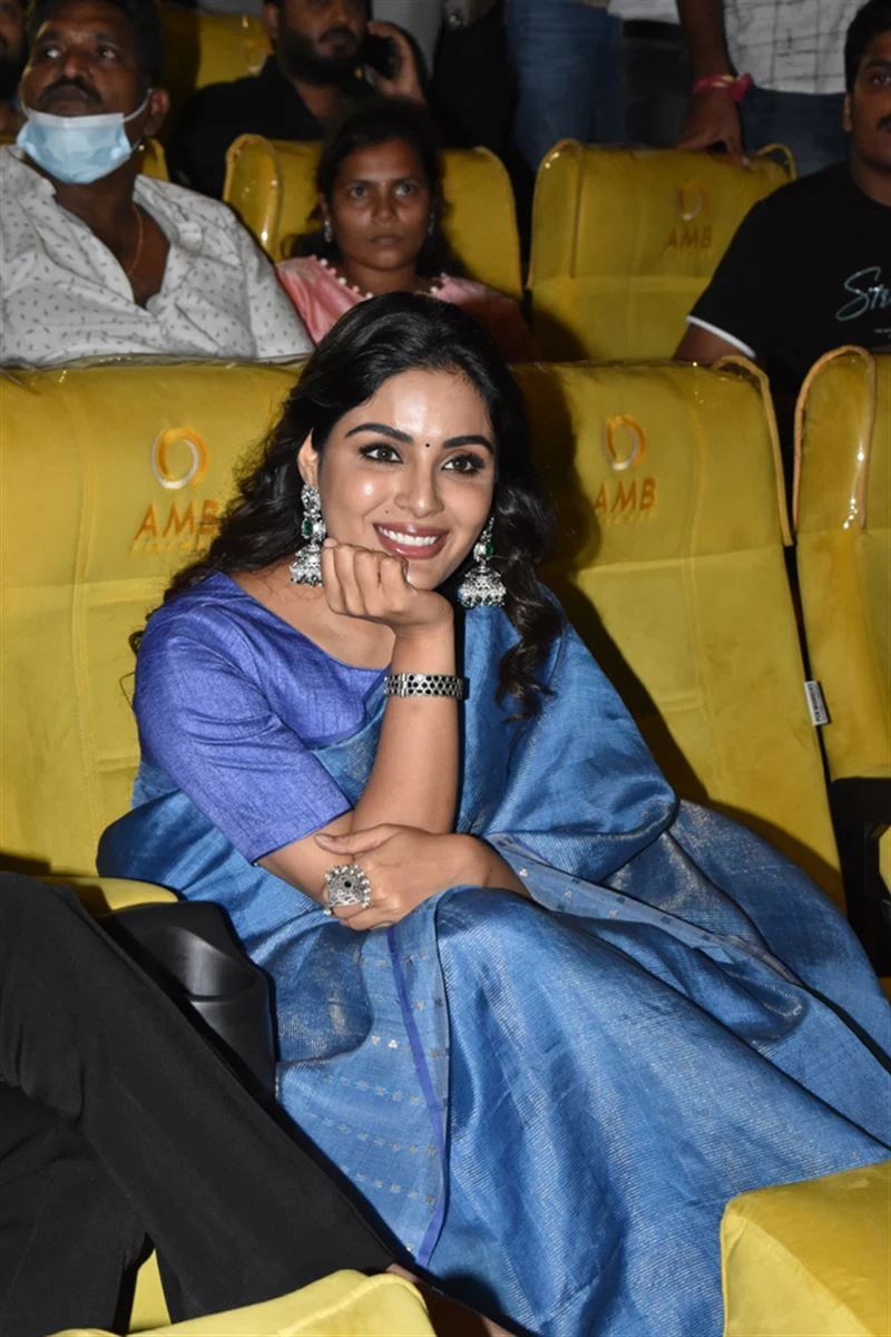 Actress Samyuktha Menon at Bimbisara Movie Trailer Launch