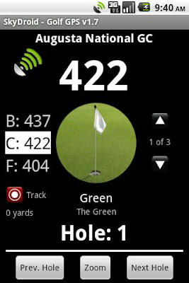 SkyDroid - Golf GPS android app