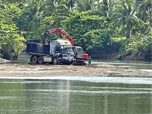 Tanggol Kalikasan stops Atimonan illegal quarrying