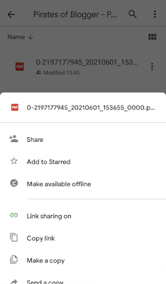 Google drive link sharing on