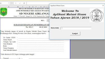 Aplikasi Input Data Mutasi Siswa Baru Ms Excel