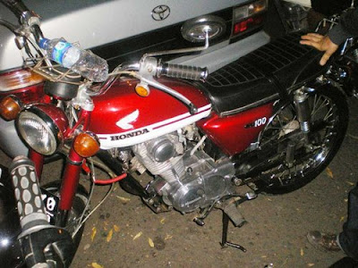 used motor Honda CB-100 1978 modify